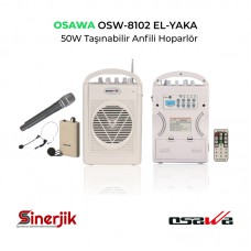 Osawa OSW-8102E-Y / Portatif Taşınabilir Anfi El-Yaka Mikrofonlu